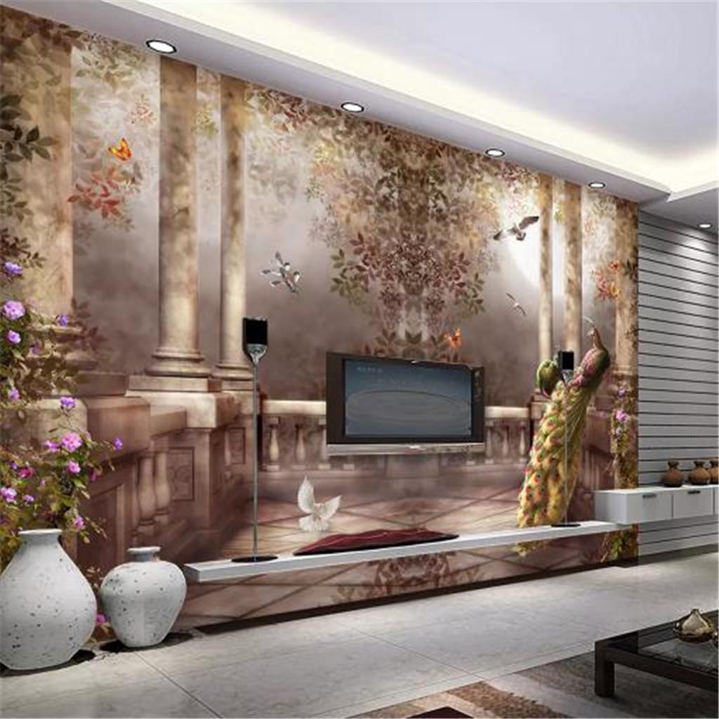 Rococo Painted Wall - HD Wallpaper 