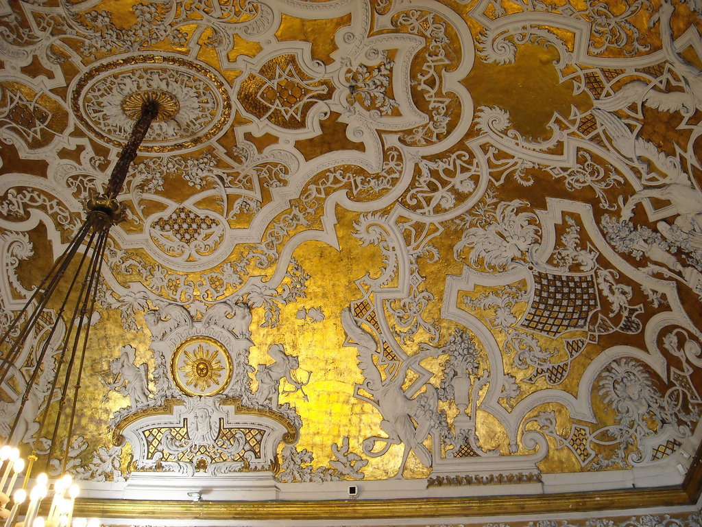 Naples Royal Palace Ceiling - HD Wallpaper 