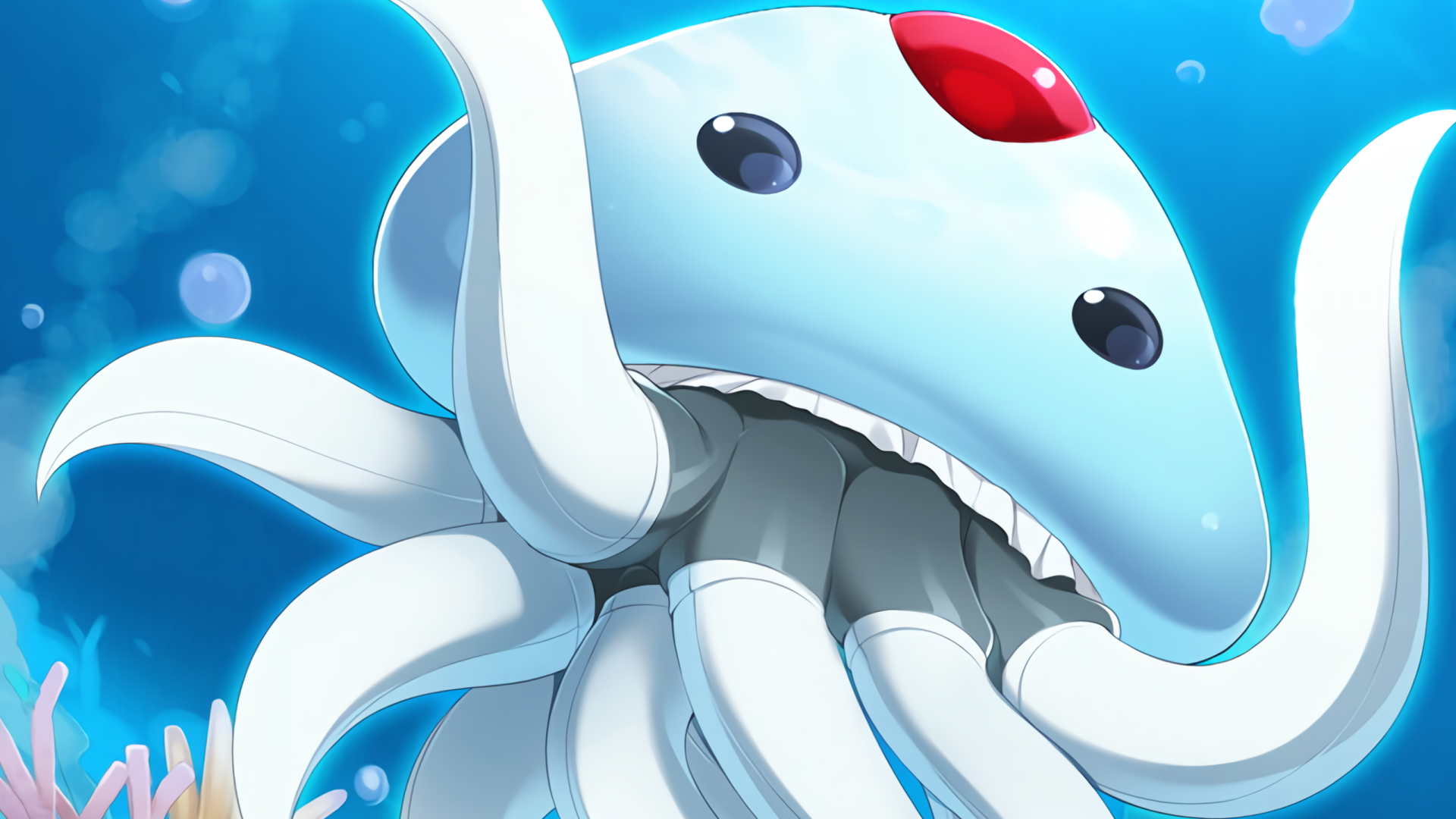 Rage Of Bahamut, Octopus - Illustration - HD Wallpaper 