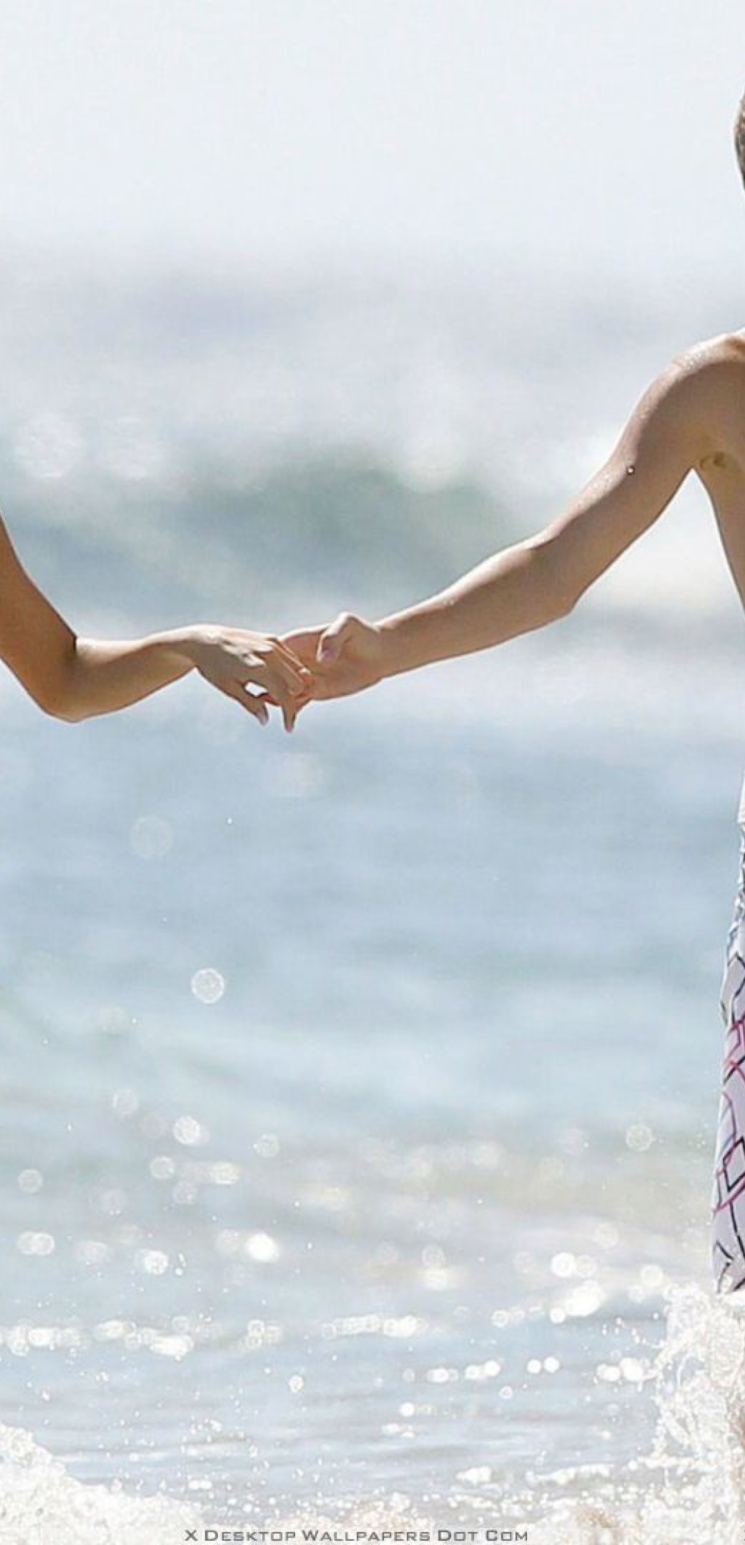 Hd Wallpaper Selena And Justin Hd - HD Wallpaper 