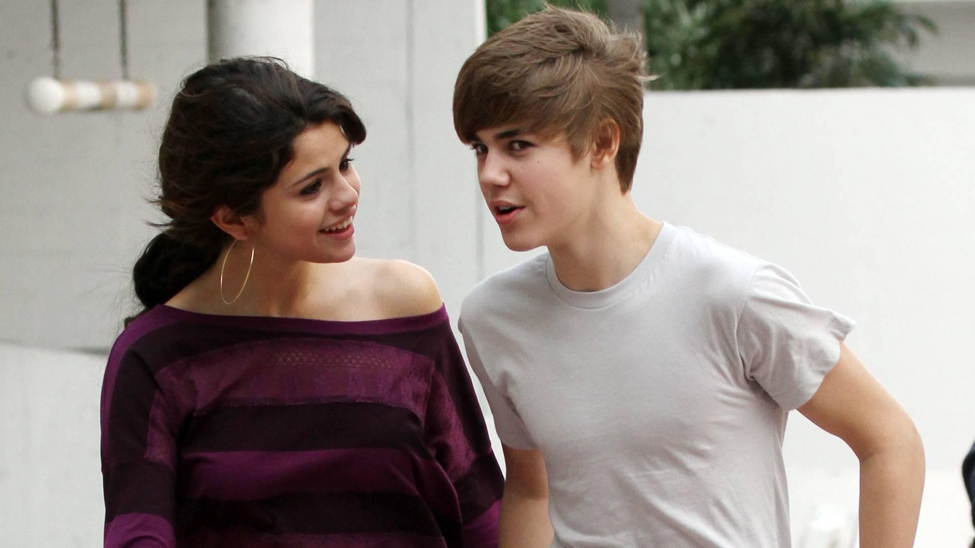 Selena Gomez Et Justin Bieber - HD Wallpaper 