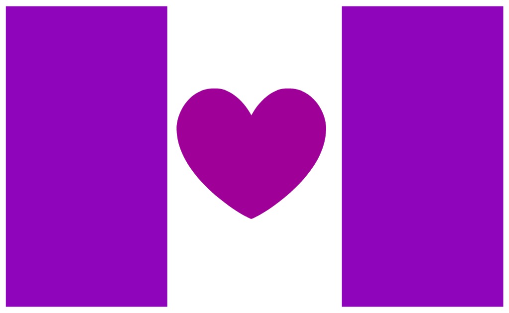 Belieber S Flag - Heart - HD Wallpaper 