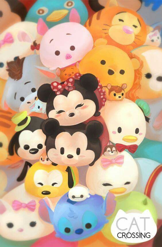 Disney, Tsum Tsum, And Wallpaper Image - Tsum Tsum Wallpaper Iphone Hd - HD Wallpaper 
