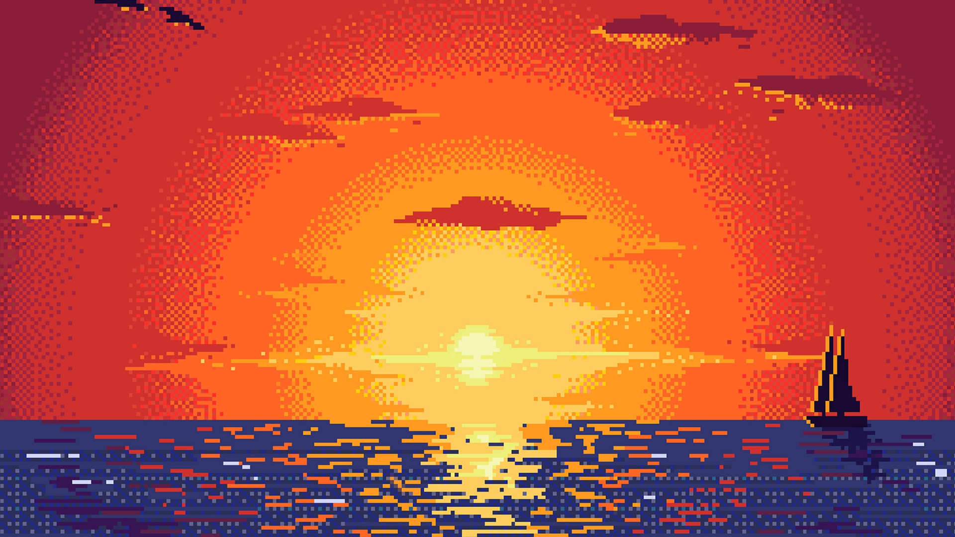 Beautiful Pixel Art High Definition Wallpaper - Notaker Shimmer - HD Wallpaper 