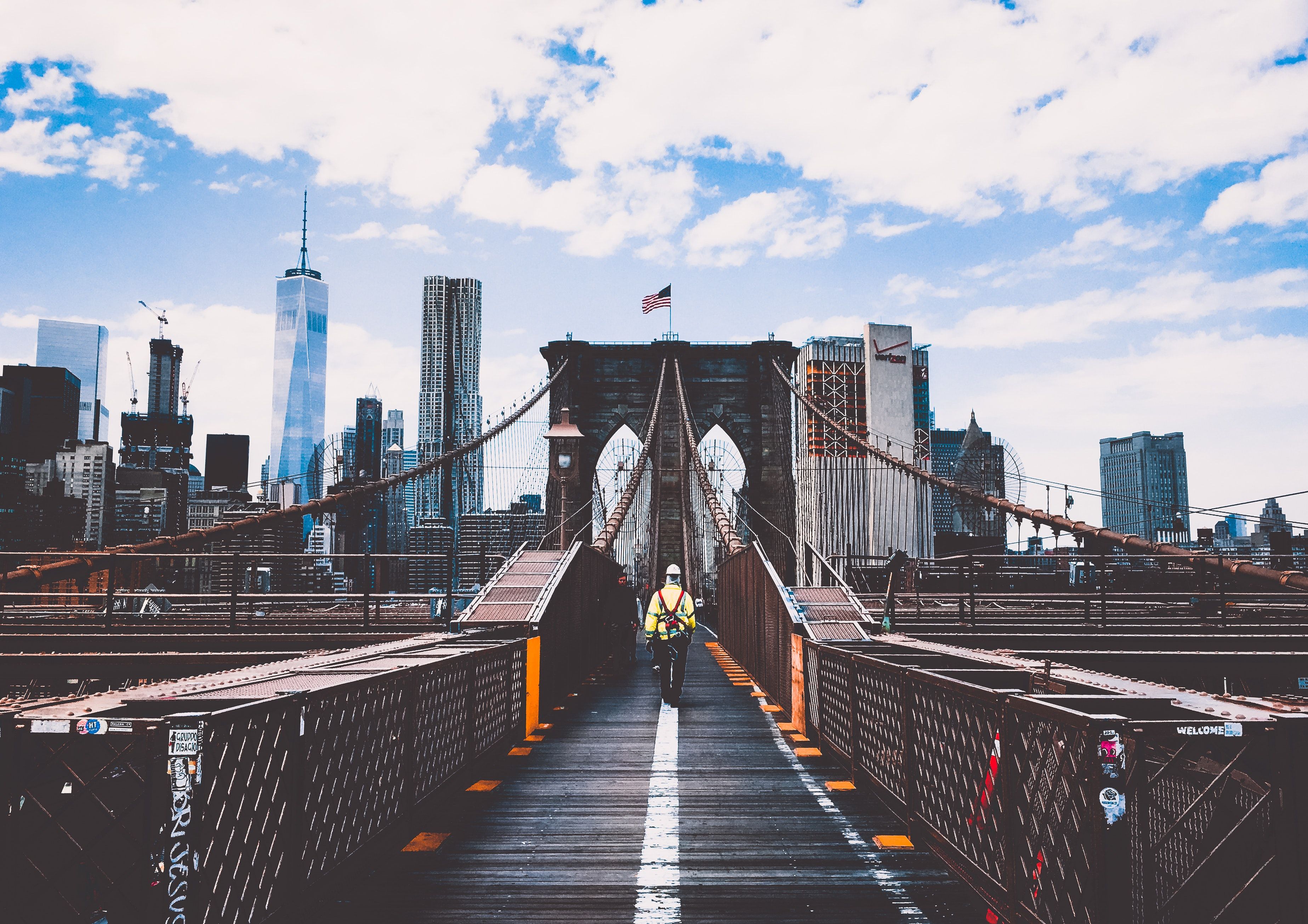 New York City Wallpapers - Brooklyn Bridge - HD Wallpaper 