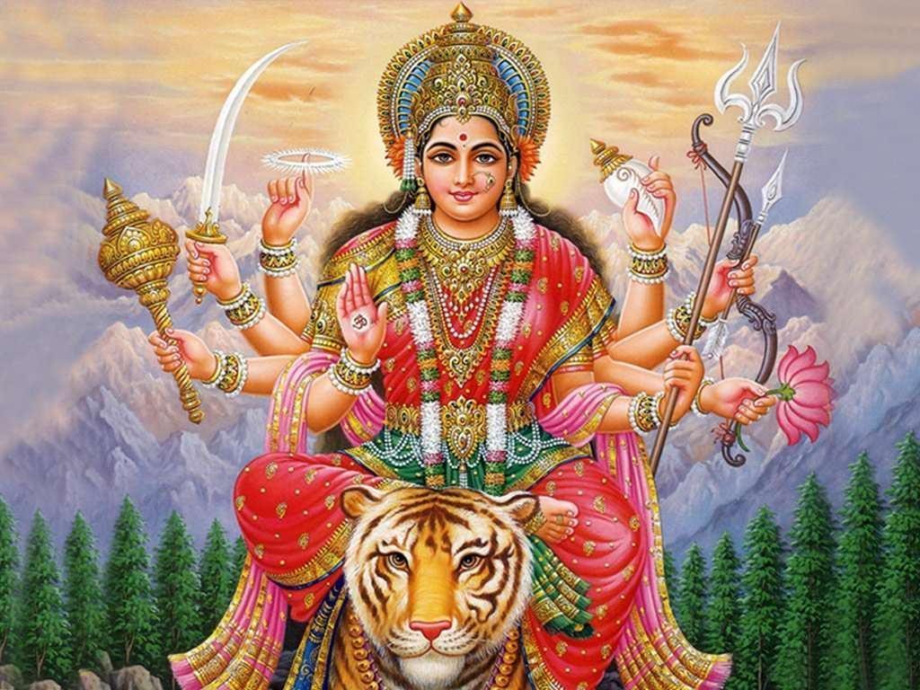 God Wallpapers - Durga Devi Hindu Goddess - HD Wallpaper 