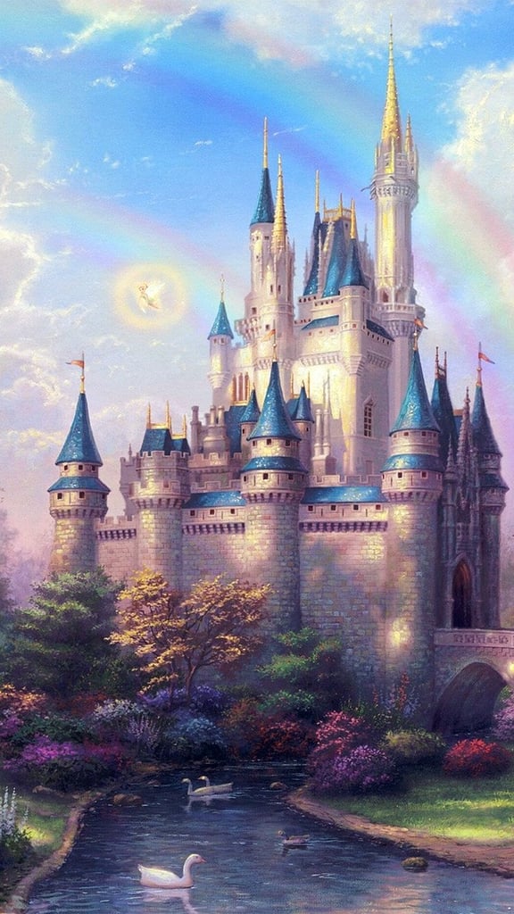 Disney Castle Iphone X - HD Wallpaper 