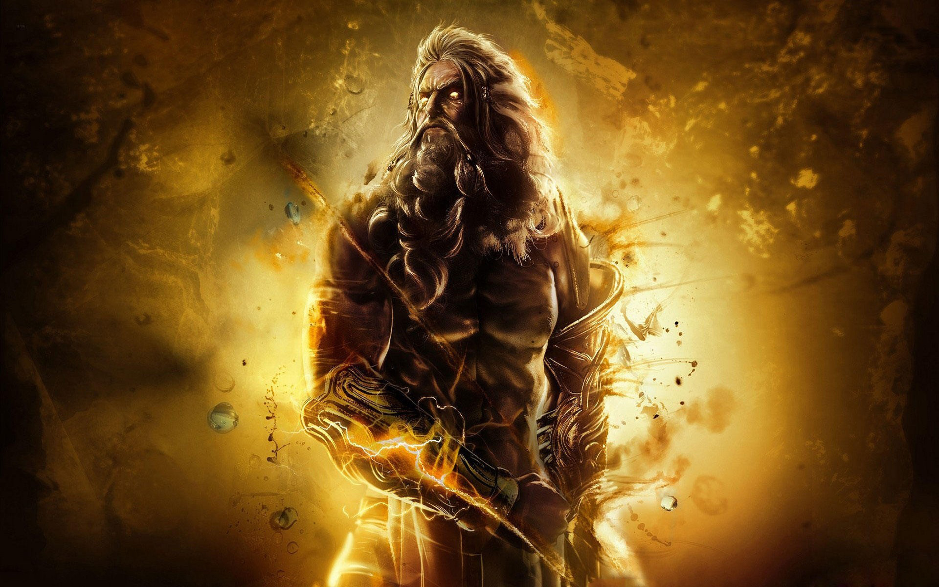 Zeus God Wallpaper Hd - God Of War Zeus - HD Wallpaper 
