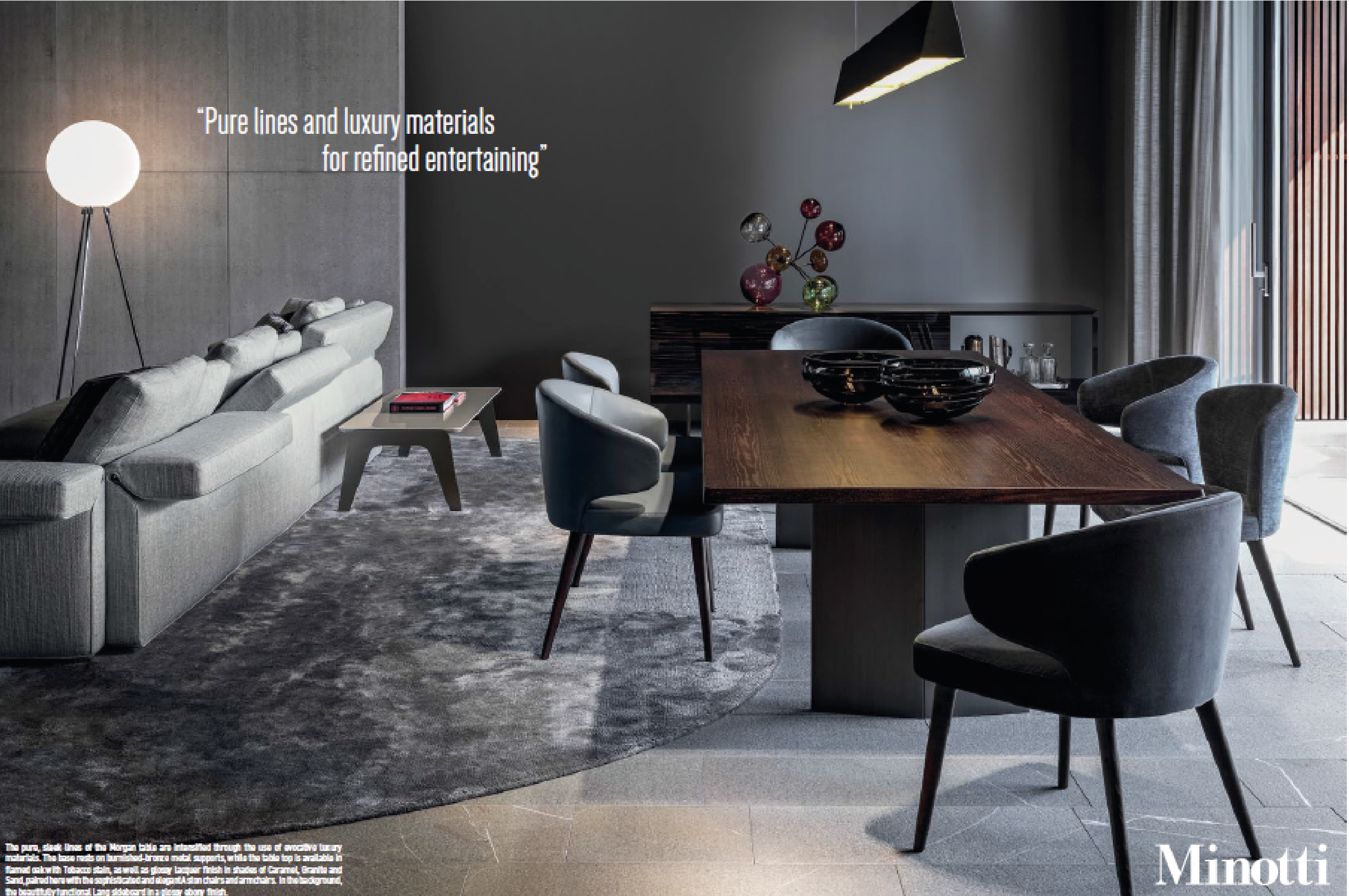 M2 - Minotti Furniture Ads - HD Wallpaper 