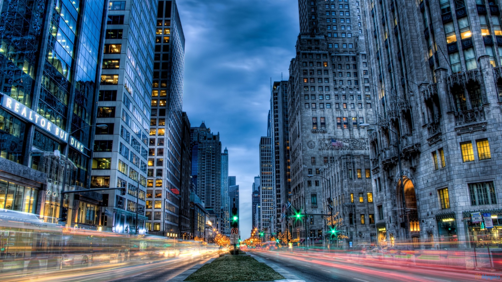 Chicago City Wallpaper For Desktop - HD Wallpaper 