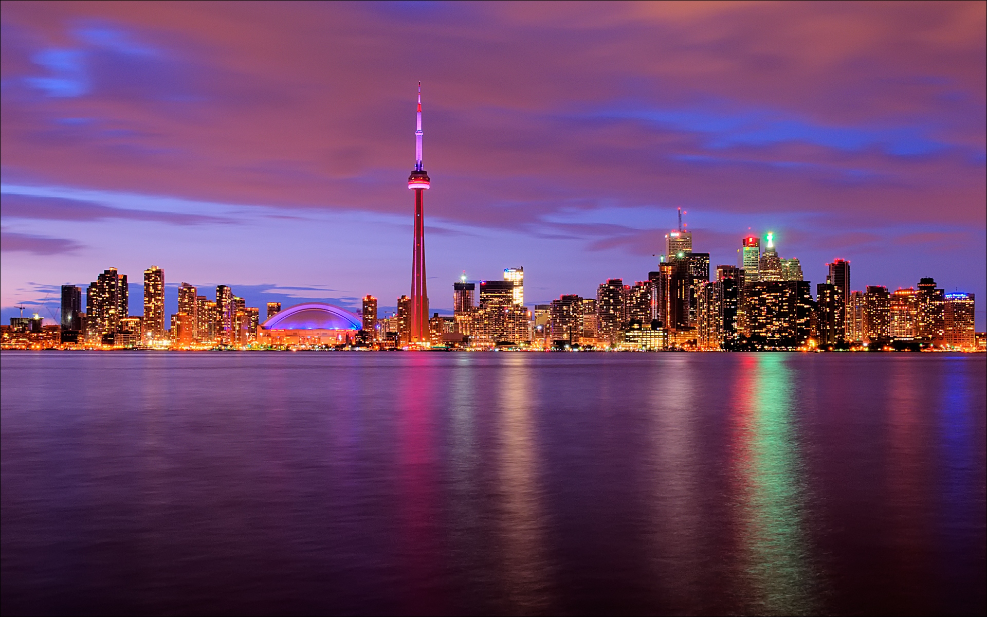 Toronto Canada Skyline - HD Wallpaper 