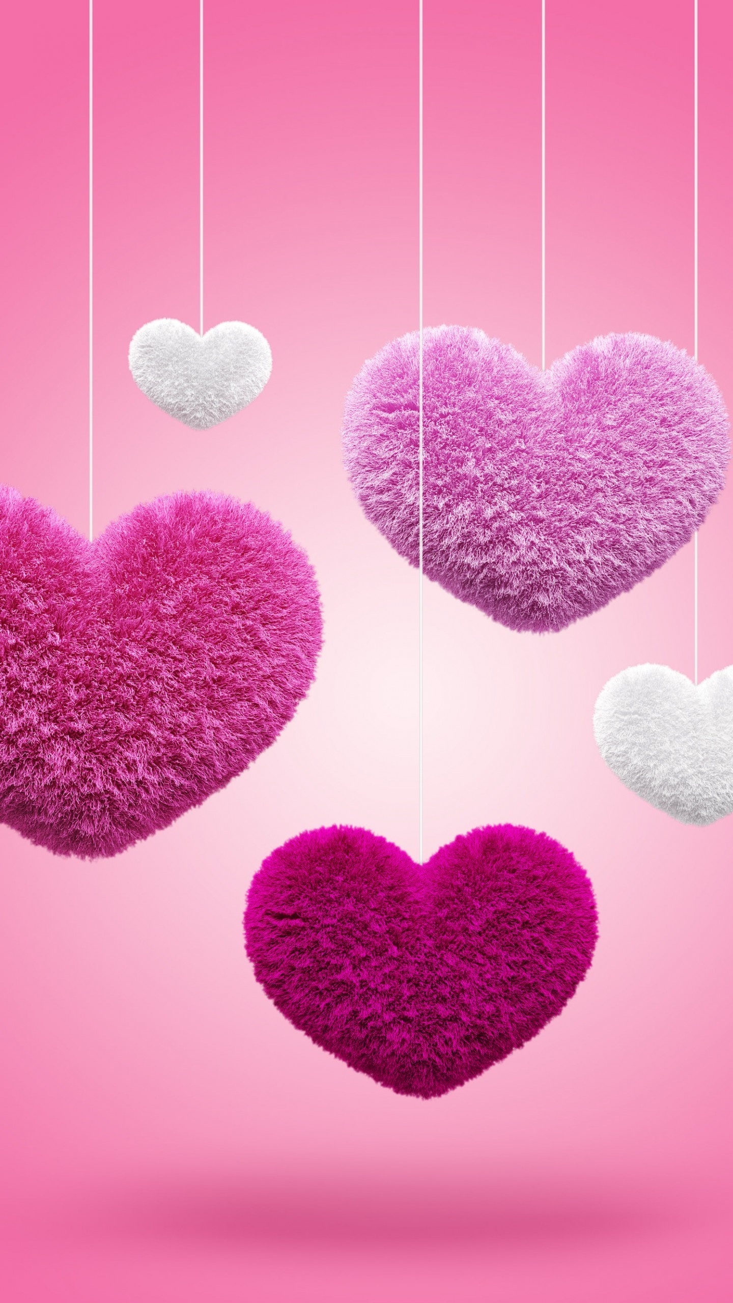 1440x2560, Red Love Hearts Wallpapers Mobile Quad Hd - Heart Theme Download - HD Wallpaper 