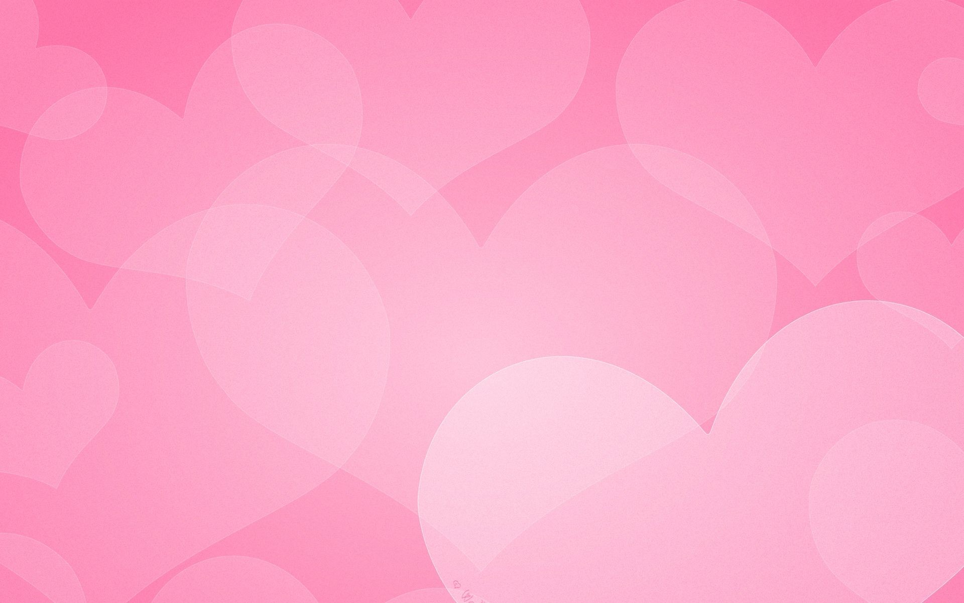 1920x1200, Wallpaper Â - Pink Background With Hearts Hd - HD Wallpaper 