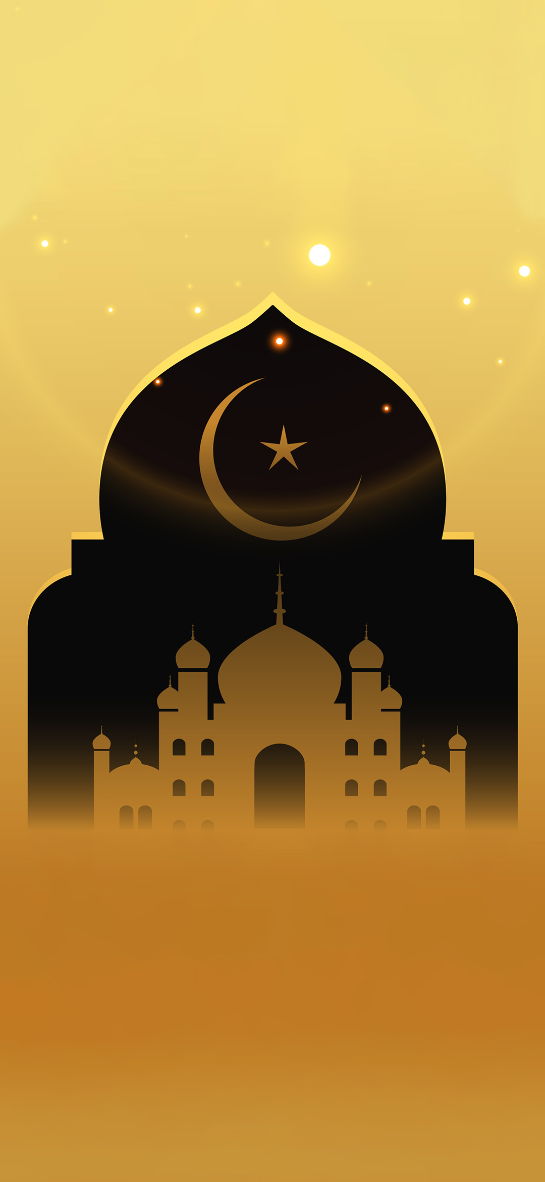 Mosque Vector Art Hd Islamic Wallpaper - Masjid Vector - HD Wallpaper 