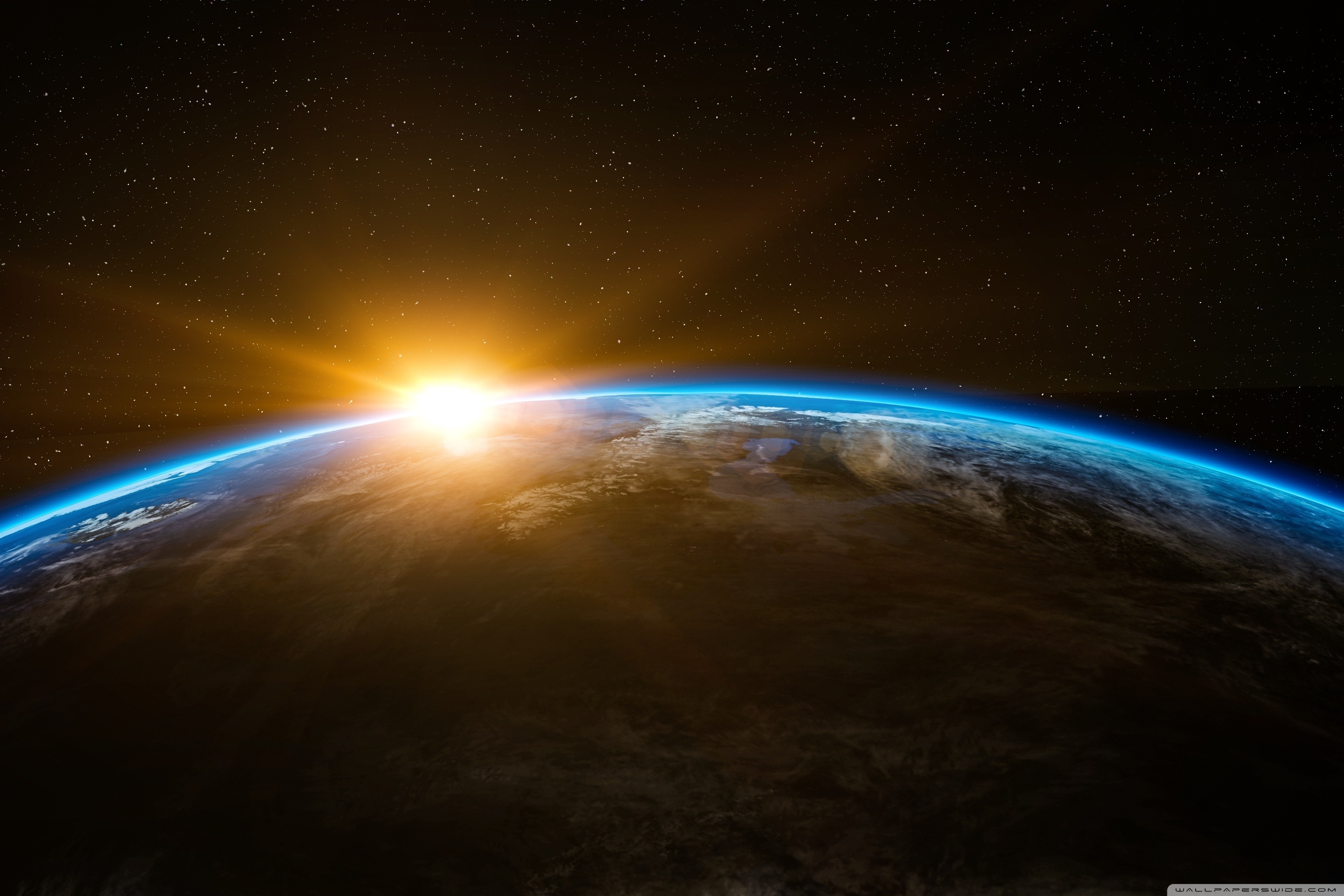 Sun Rising Over Earth - HD Wallpaper 