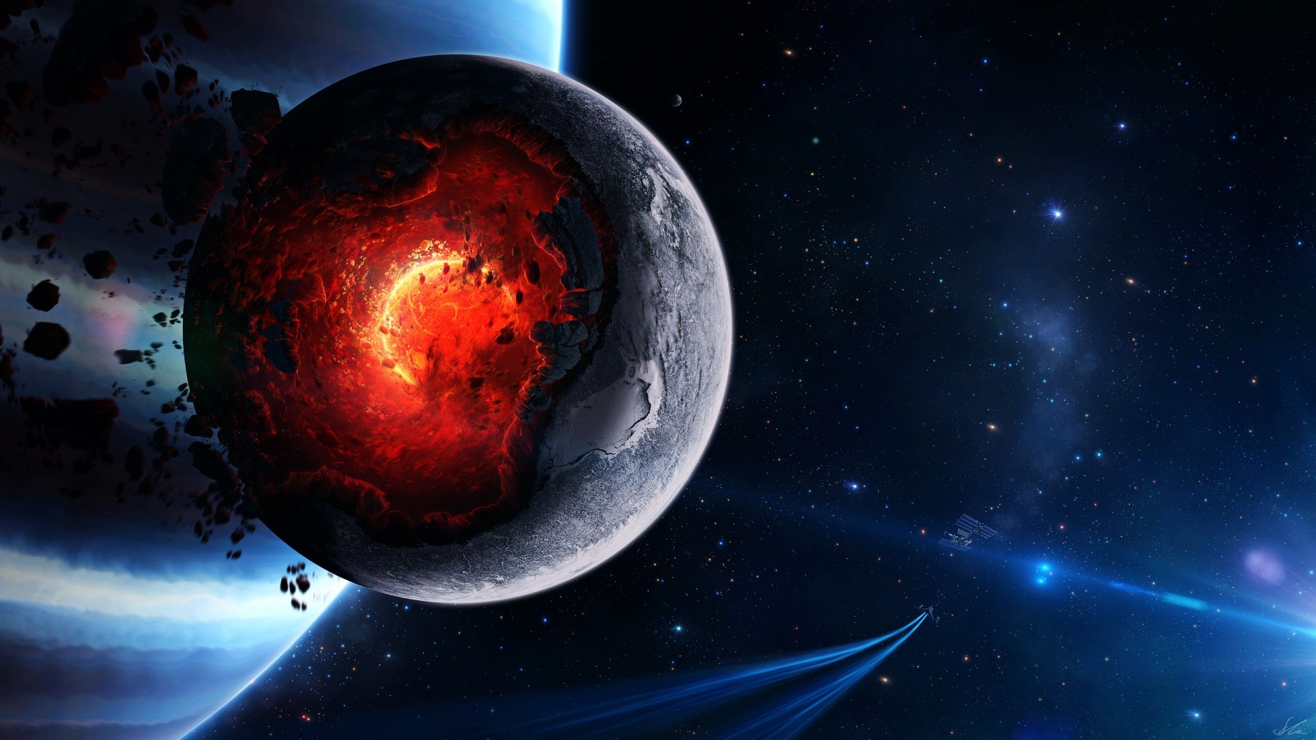 Planet Core Meltdown - HD Wallpaper 