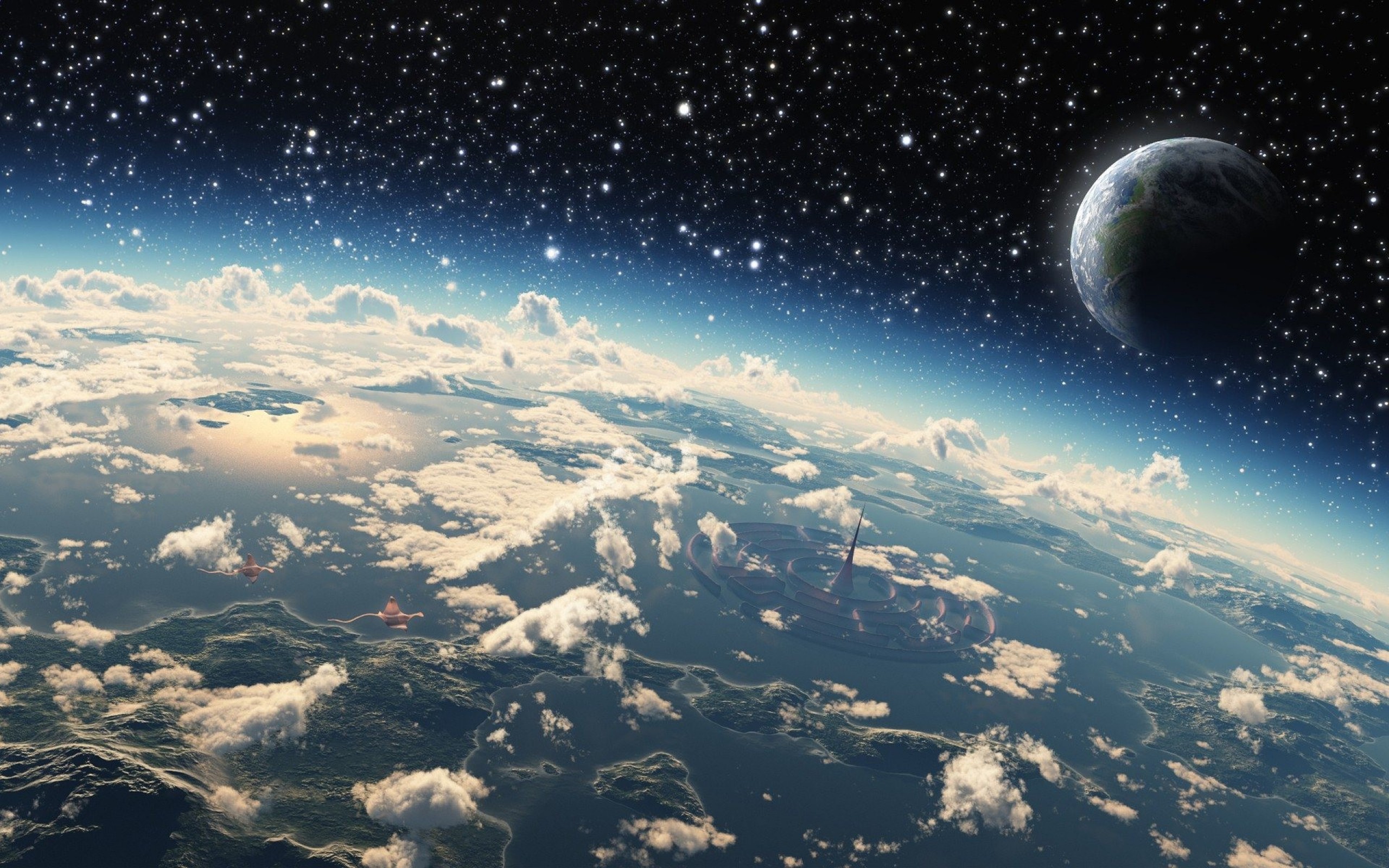 Space Wallpaper Earth 4k - HD Wallpaper 