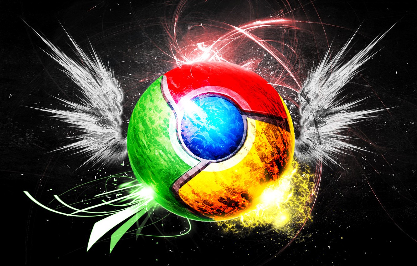 Photo Wallpaper Background, Wings, Browser, Google - Google Chrome Wallpaper Theme - HD Wallpaper 