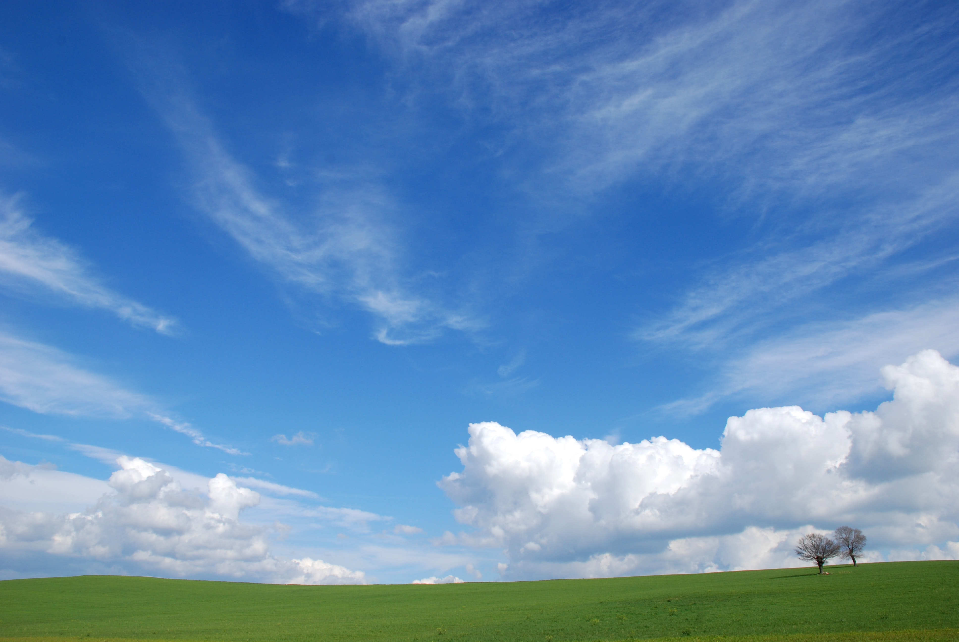 Blue Sky - HD Wallpaper 
