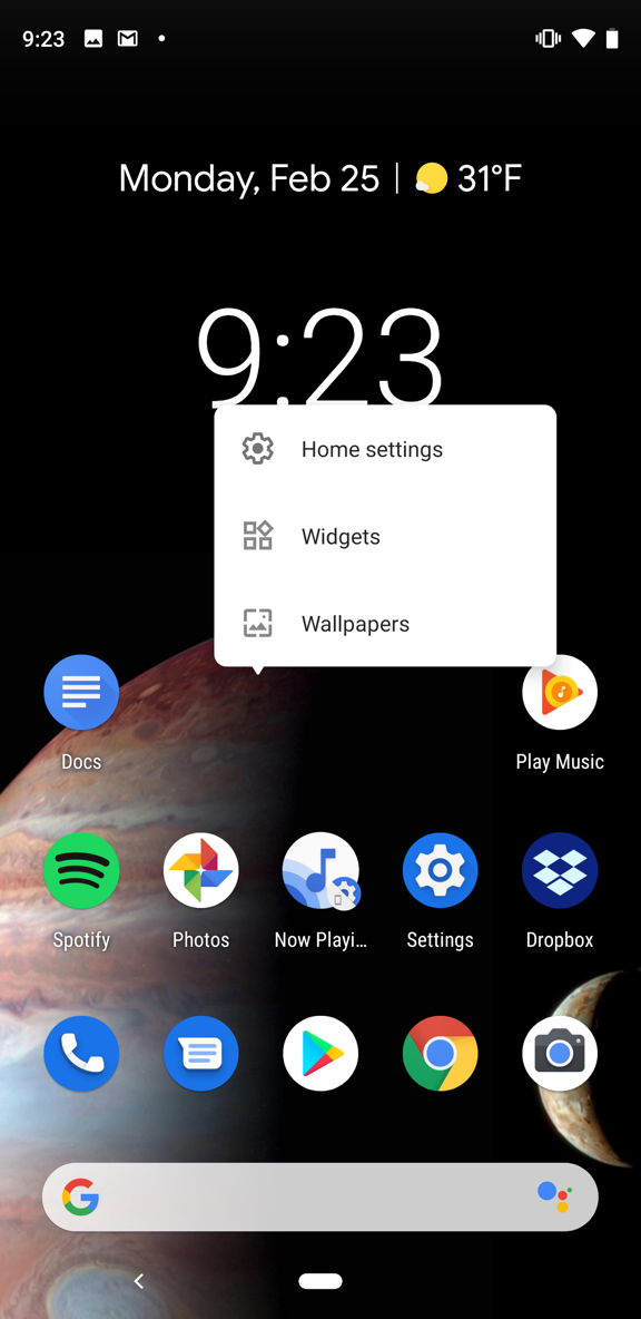 Google Pixel - Pixel 3 Home Screen Setup - 576x1184 Wallpaper Google Pixel - Pixel 3 Home Screen Setup - 576x1184 Wallpaper