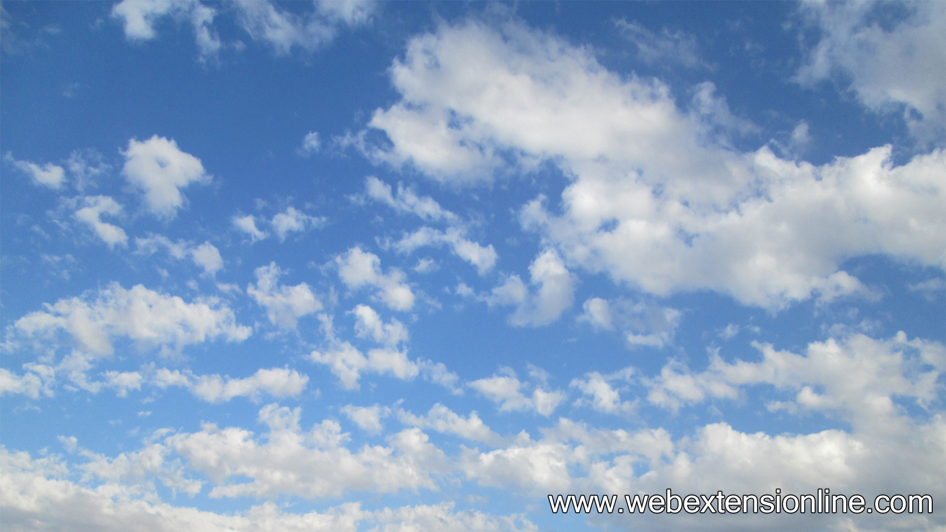 Hd Blue Sky White Clouds Wallpaper 
 Data-src - Sky With Clouds Wallpaper Hd - HD Wallpaper 