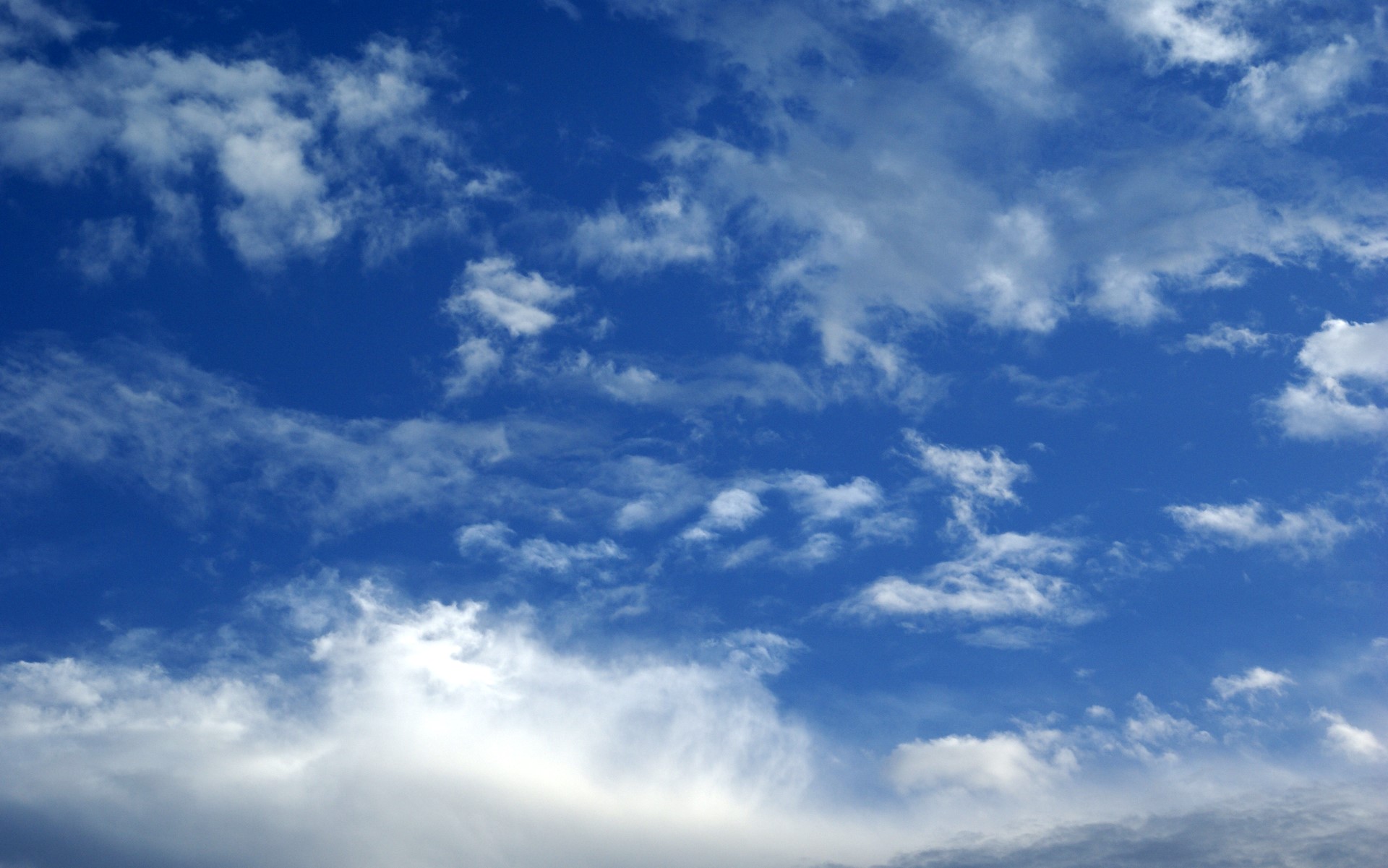 Blue Sky And Clouds Photo - Hi Res Blue Sky - HD Wallpaper 