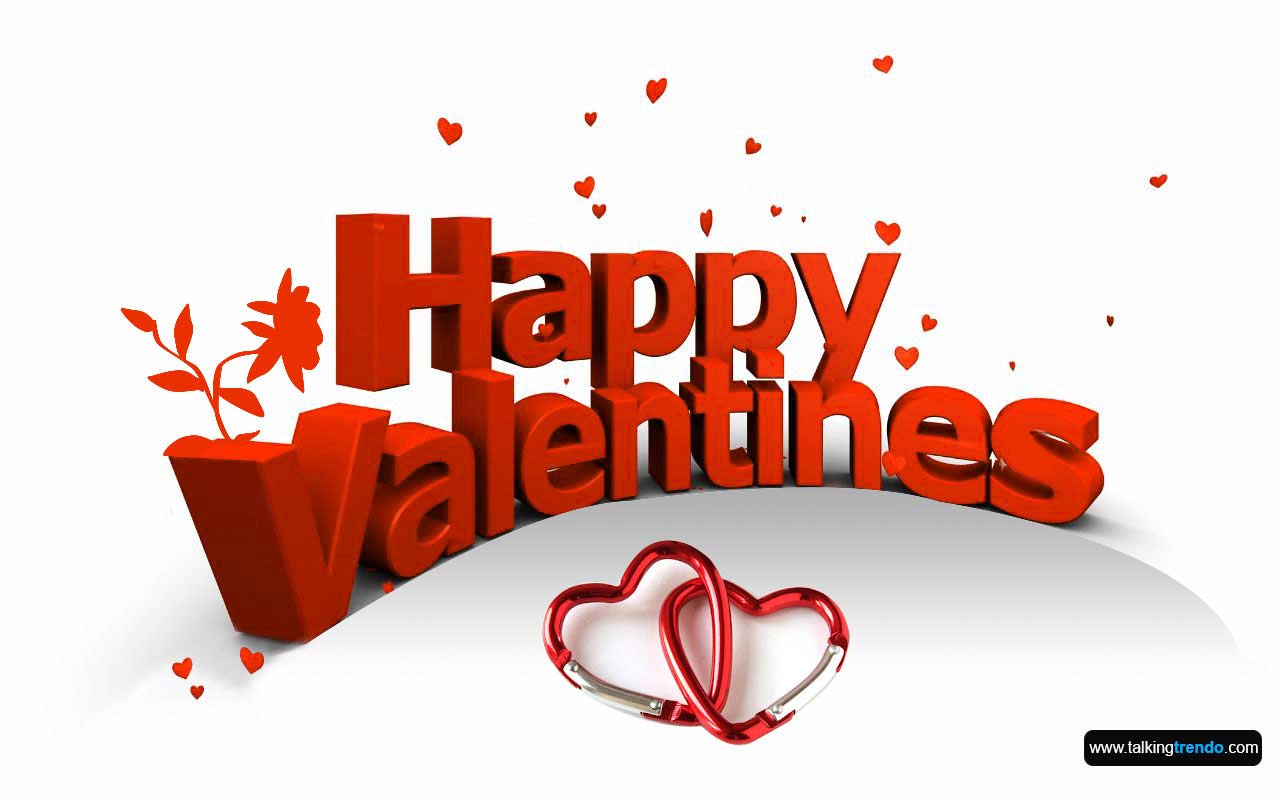 Download Wallpapers Of Valentine Day 2018 - Coreldraw 3d Text Effect - HD Wallpaper 