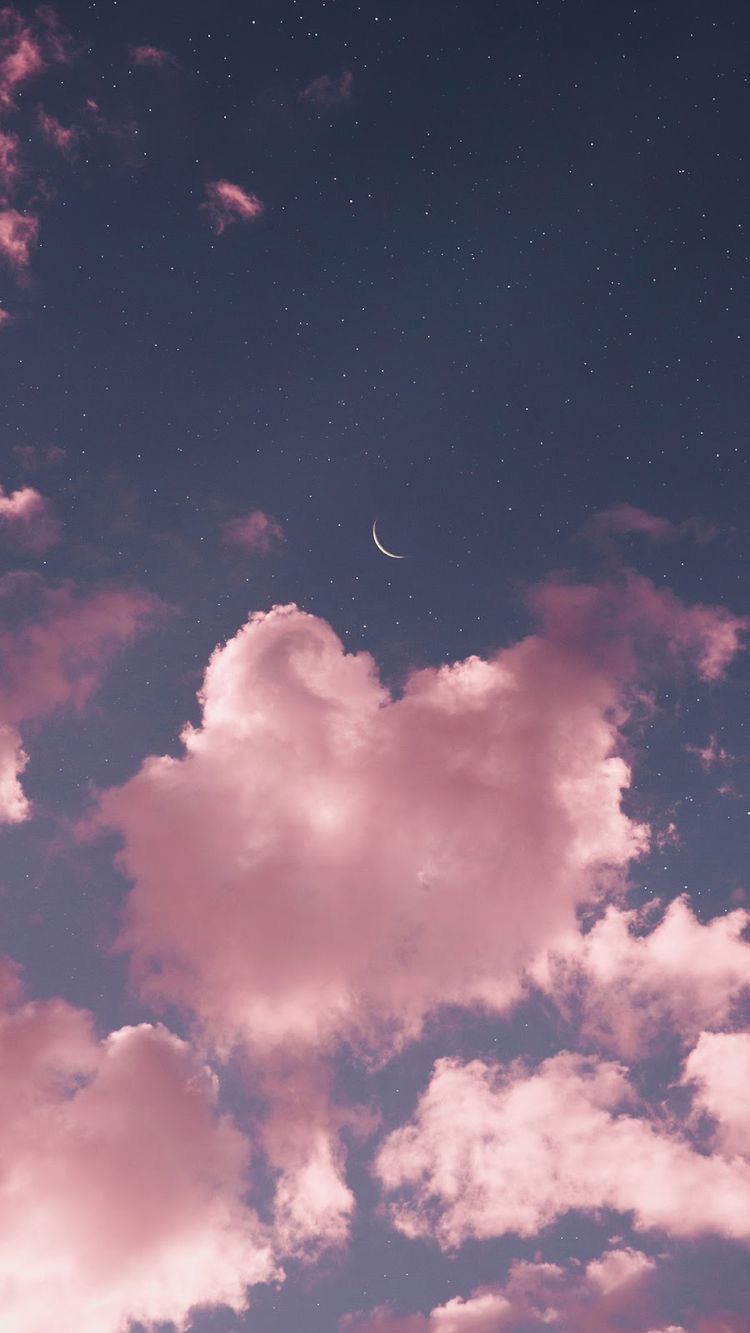 Aesthetic Night Sky Background - HD Wallpaper 