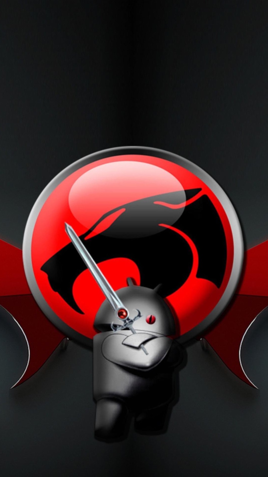 Android Sword Smartphone Wallpapers Hd - Android Hd Black Red - HD Wallpaper 