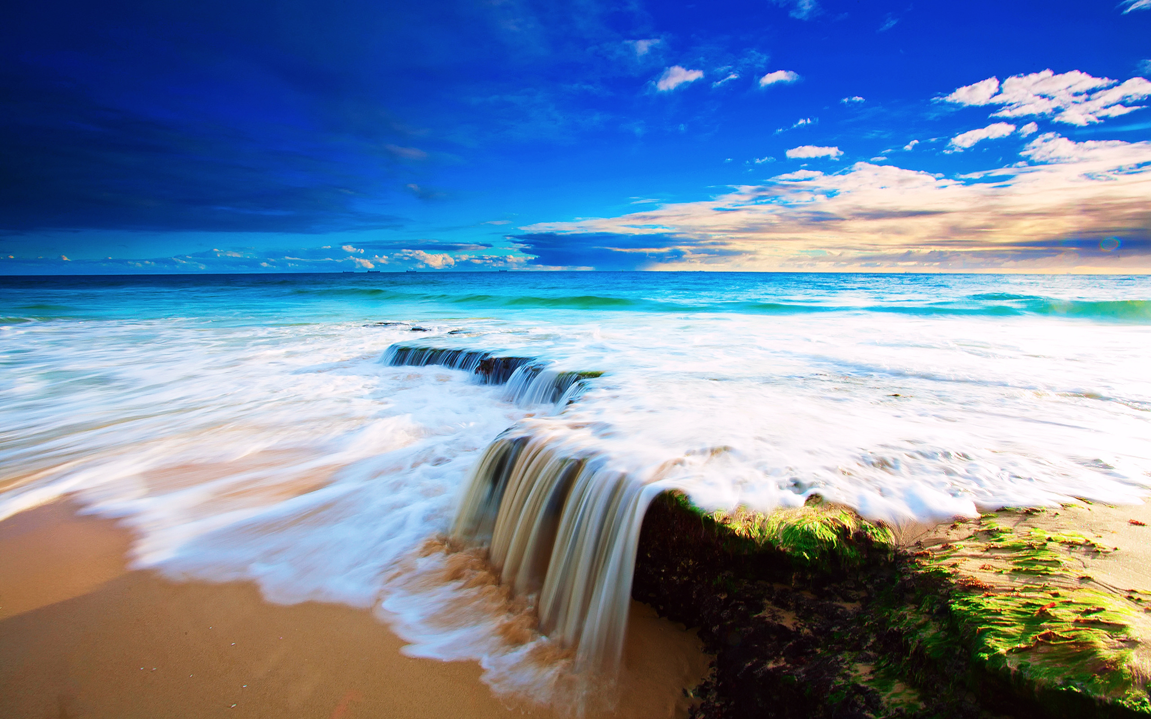 Ocean Background Free Download - HD Wallpaper 