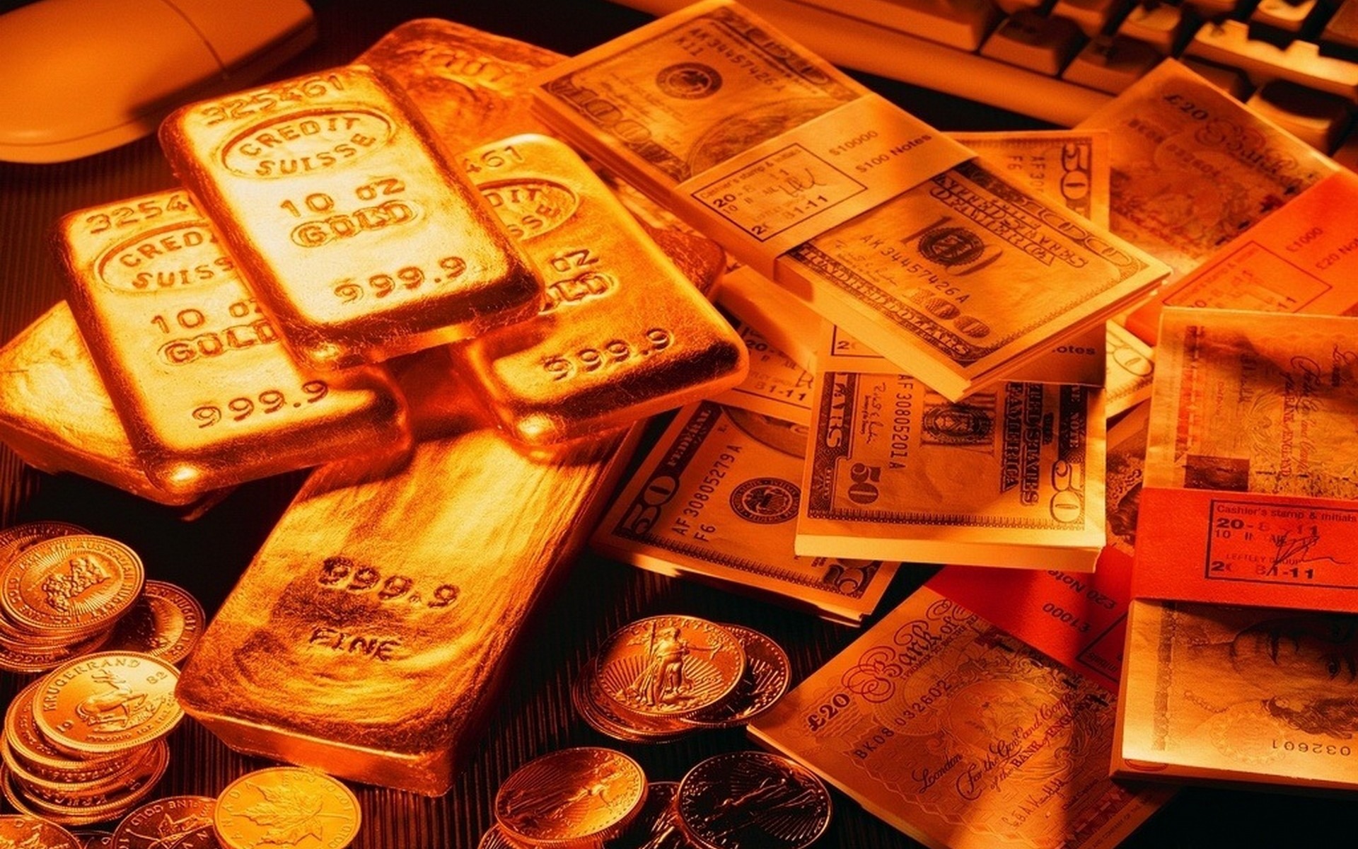 58 Money Hd Wallpapers - Money And Gold Wallpaper Hd - 1920x1200