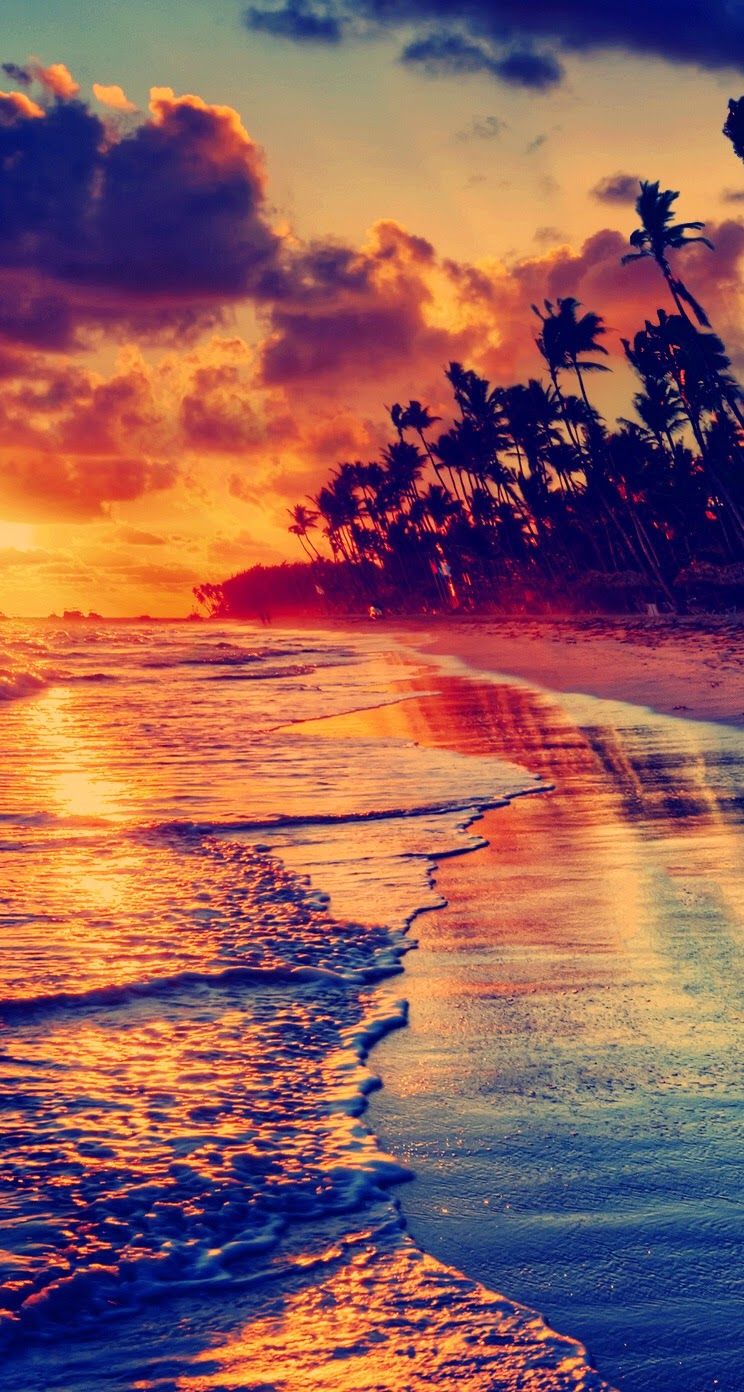 Amazing Beach - Nature Cool Phone Backgrounds - HD Wallpaper 