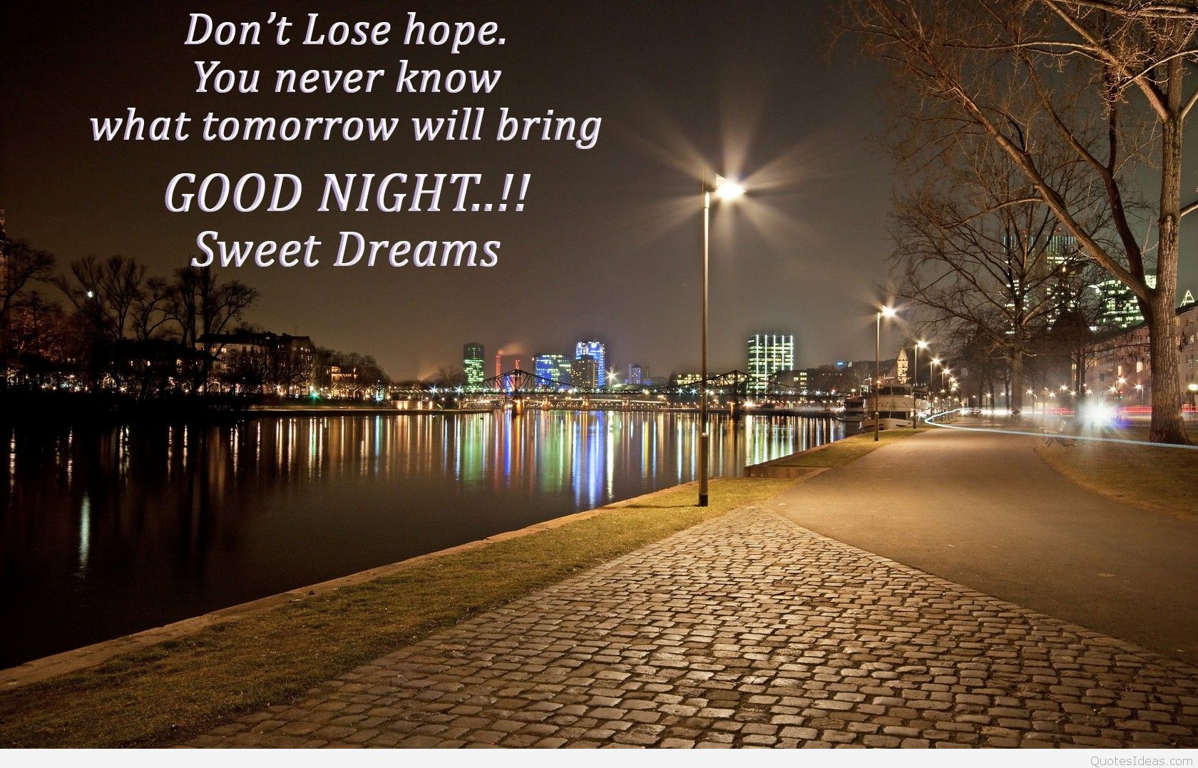 Www - Hdnicewallpapers - Com - Good Night With Beautiful Thought - HD Wallpaper 