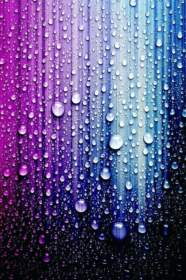 Colorful Raindrop Background - HD Wallpaper 
