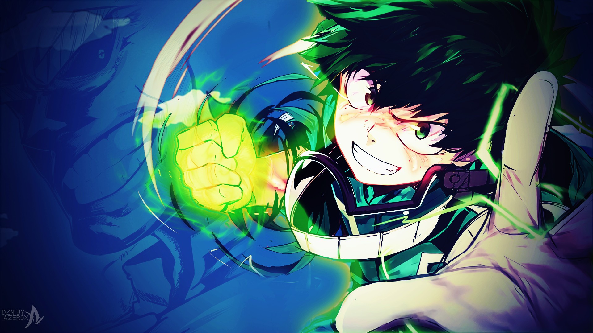 573 Izuku Midoriya Hd Wallpapers Background Images - My Hero Academia Deku Detroit Smash - HD Wallpaper 