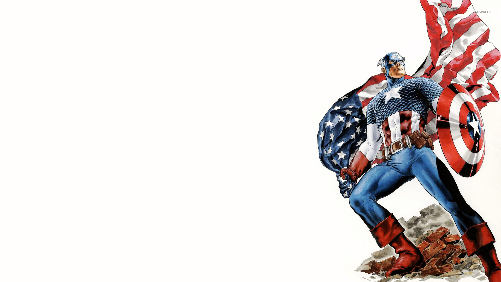 Captain America Comic Wallpapers For Android On Wallpaper - Captain America Comic Background - HD Wallpaper 