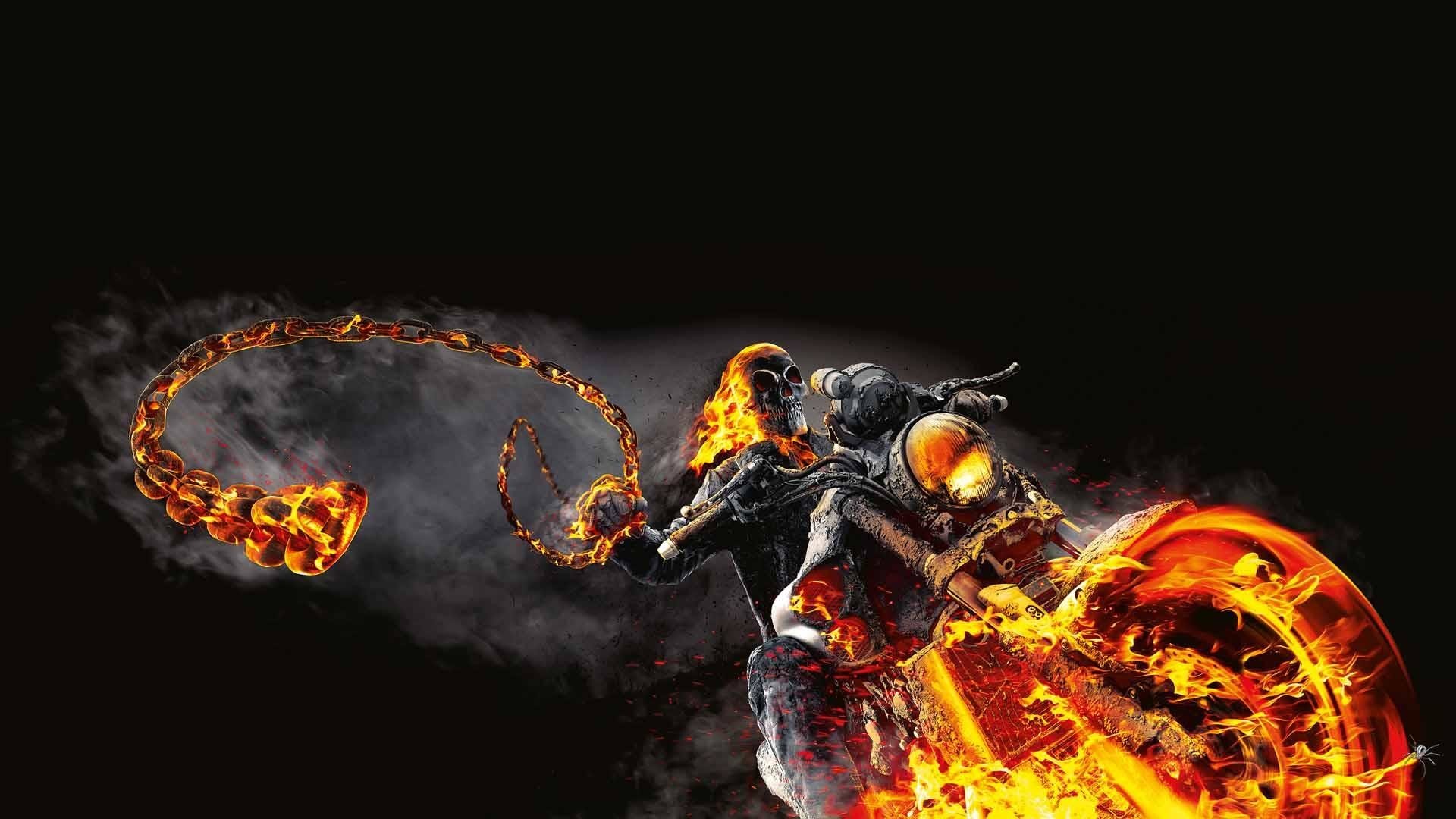 141 Ghost Rider Hd Wallpapers - Ghost Rider Bike Wallpapers Download - HD Wallpaper 