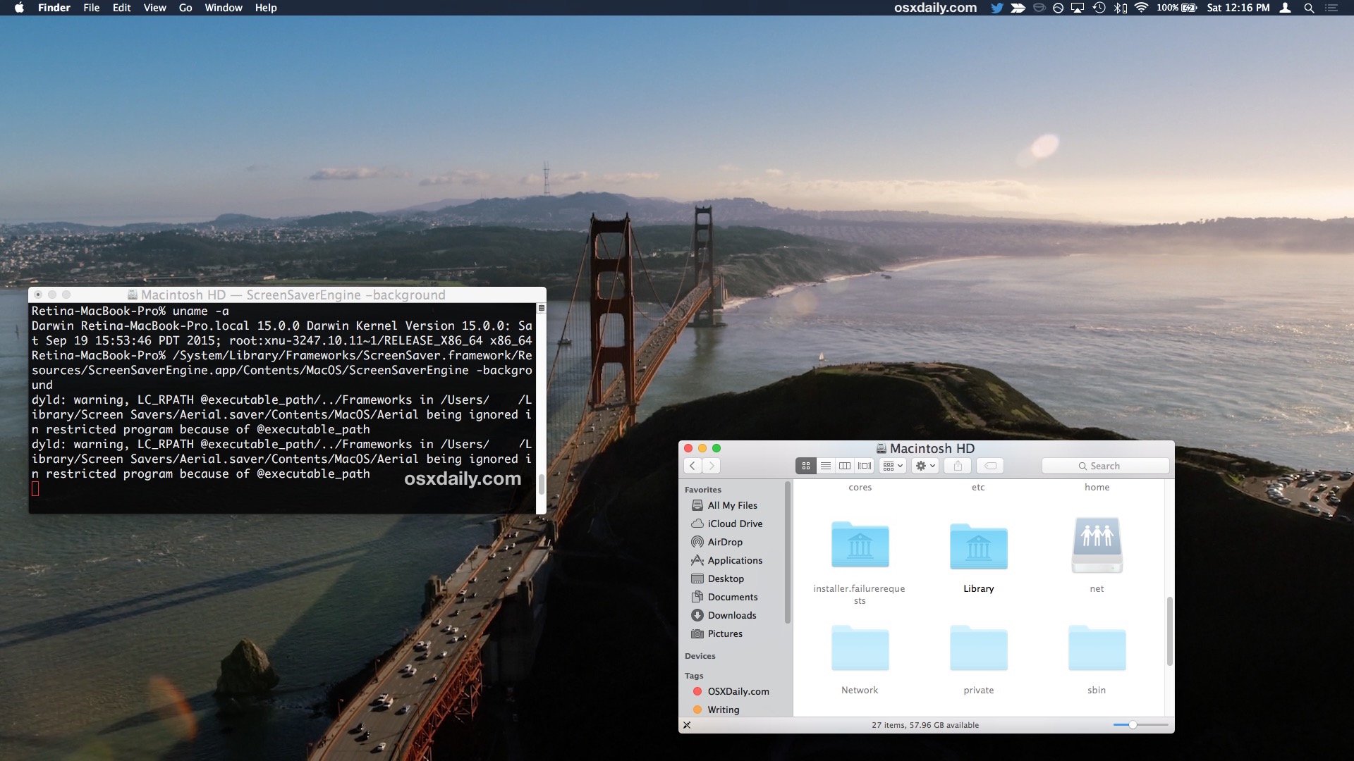 Setting A Screen Saver As Desktop Wallpaper In Mac - Screensaver Mac - HD Wallpaper 