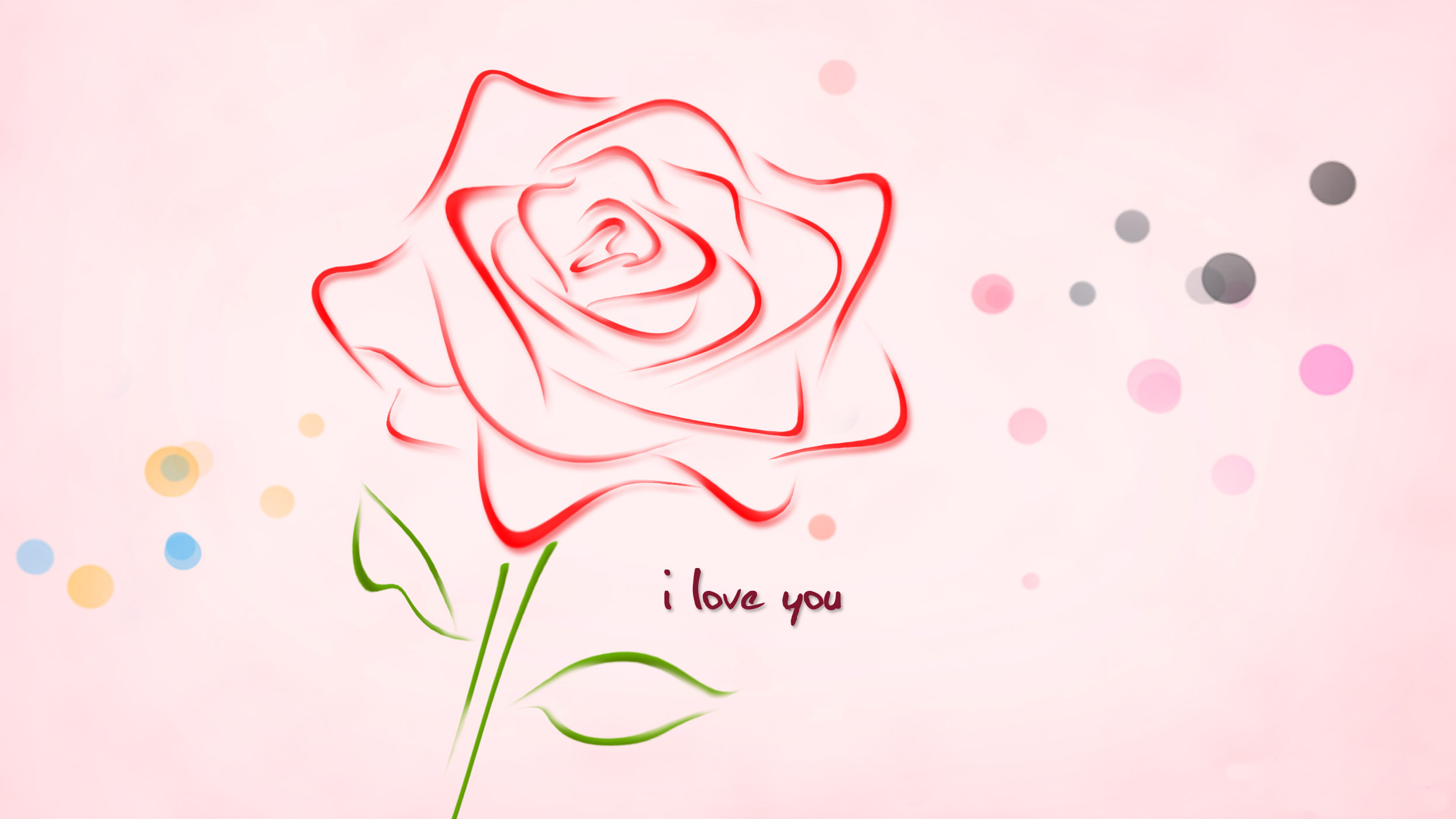 Amazing I Love U Wallpaper Hd 1080p Free Download With - Floribunda - HD Wallpaper 