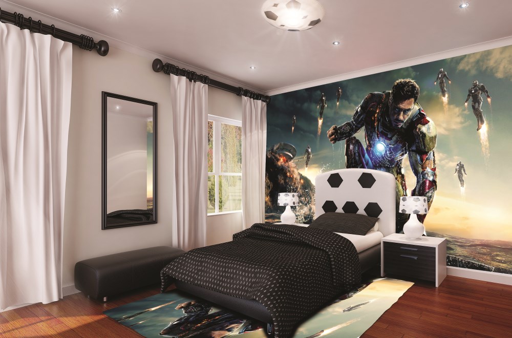 Wedowallpaper, Boys Bedroom, Ironman 3 Wallpaper, Bespoke - Spiderman Bedroom Set For Boys - HD Wallpaper 