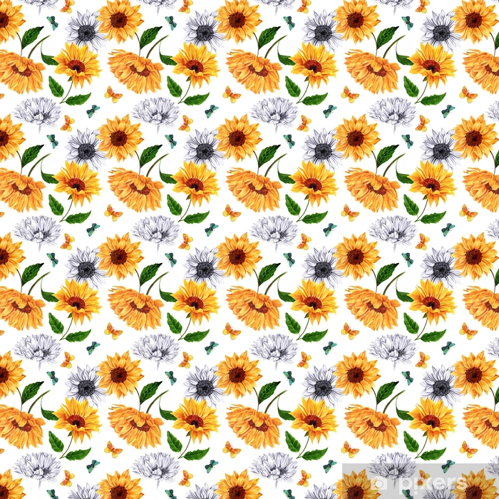 Floral Fundo Girassol Png - HD Wallpaper 