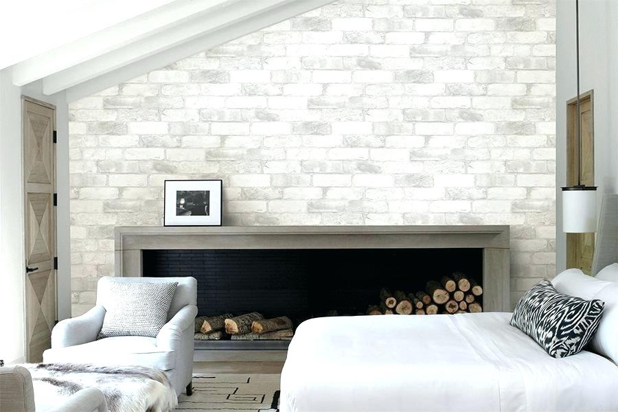 Bedroom Wallpaper Accent Wall Stone - HD Wallpaper 