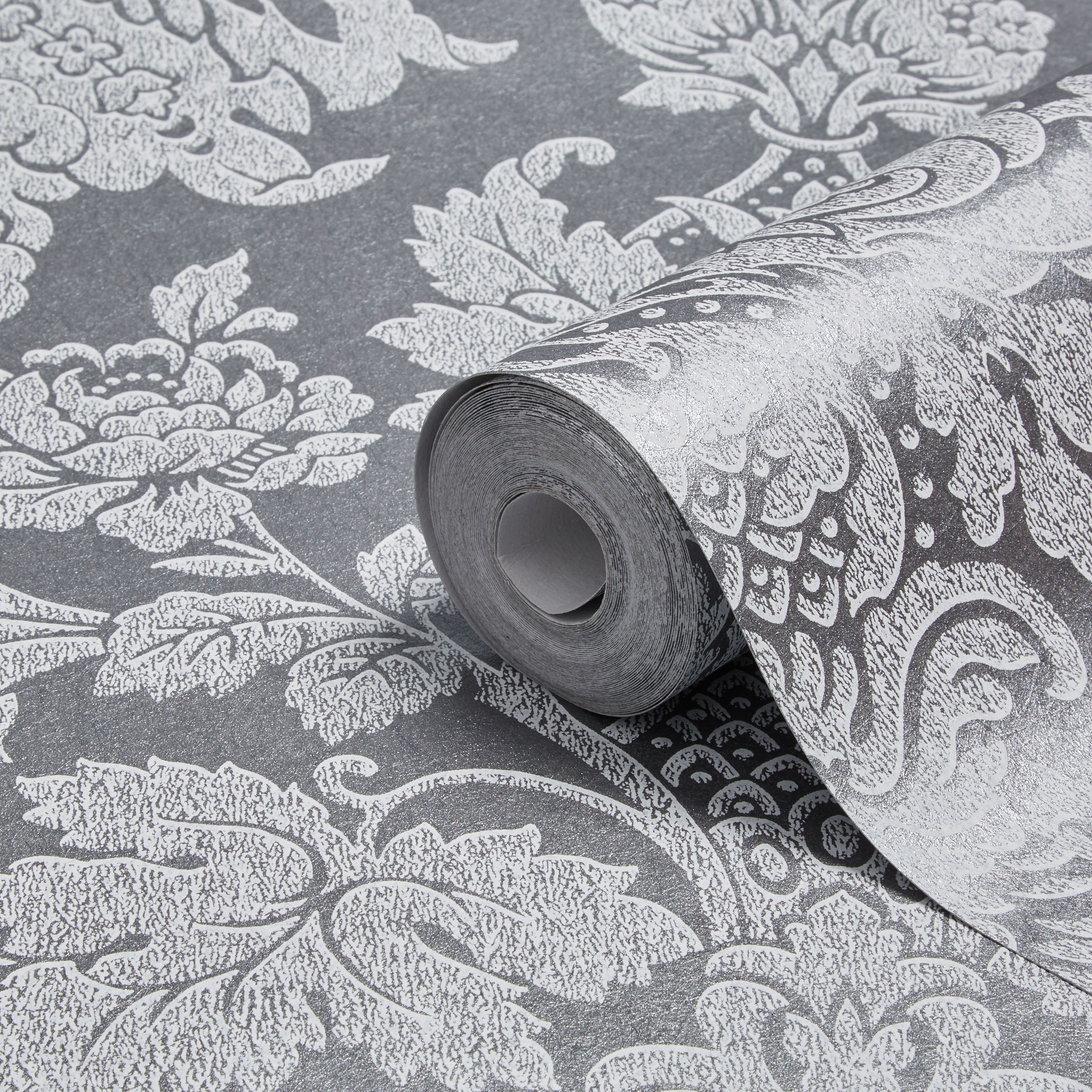 Graham And Brown Wallpaper Damask - HD Wallpaper 