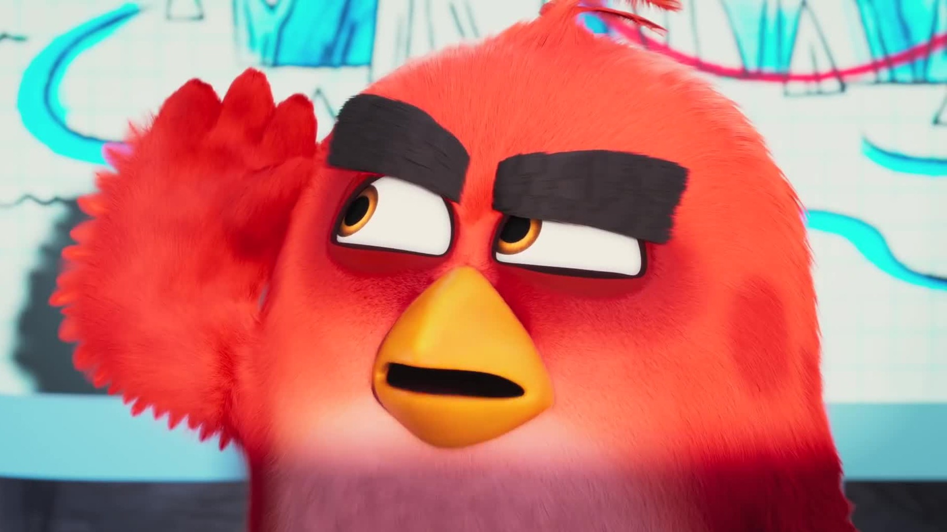 The Angry Birds Movie 2 Red Bird Wallpaper - Angry Birds Movie 2 Red - HD Wallpaper 