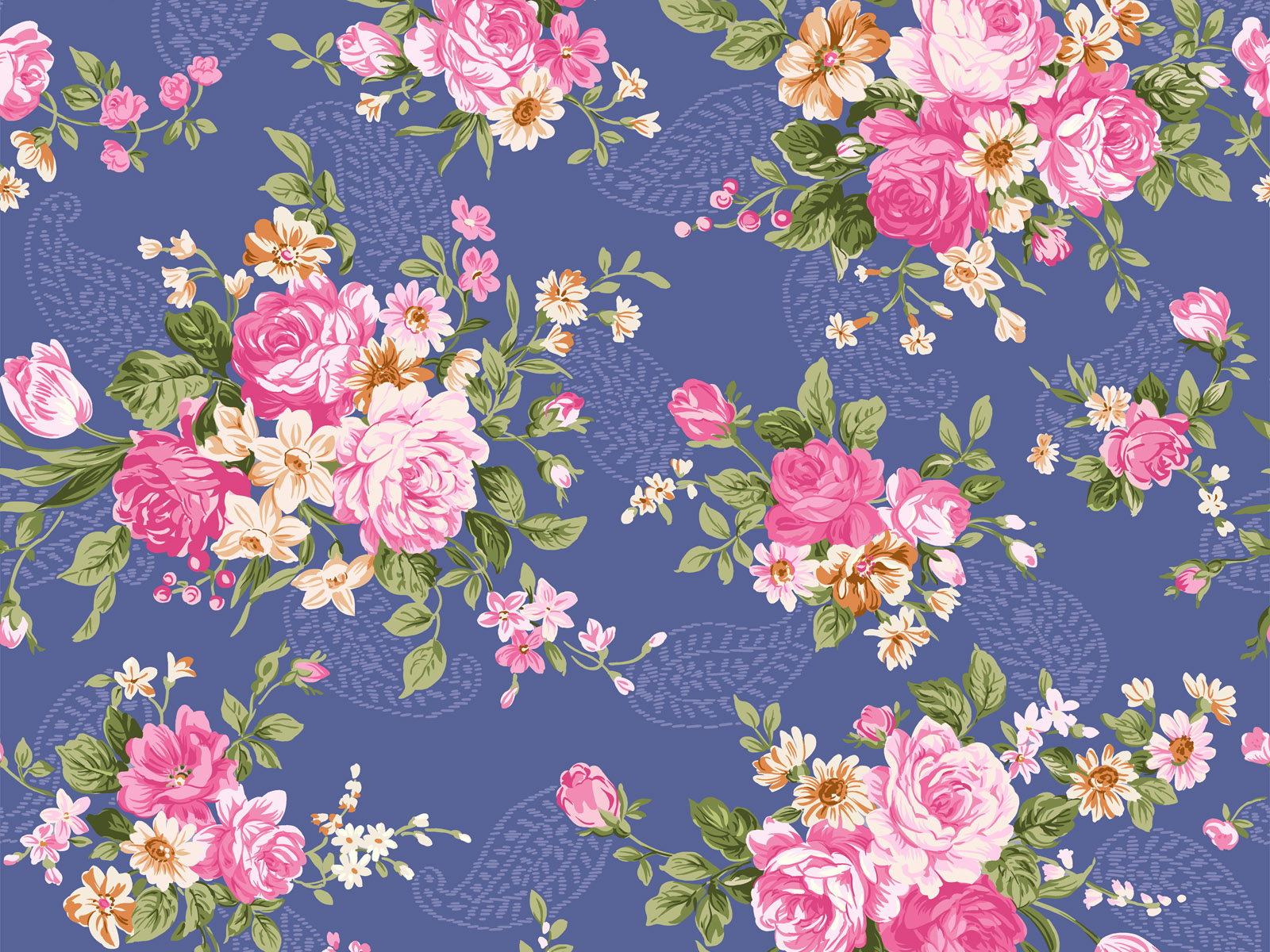 Cute Floral Background Patterns - HD Wallpaper 