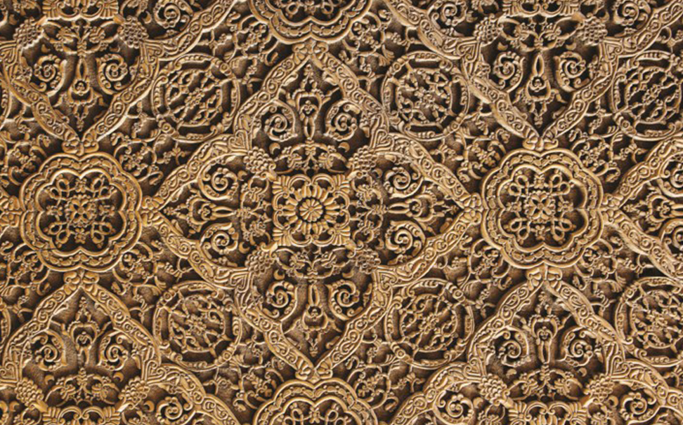 Traditional Easr Pattern Decoration On Wood - Motif - HD Wallpaper 