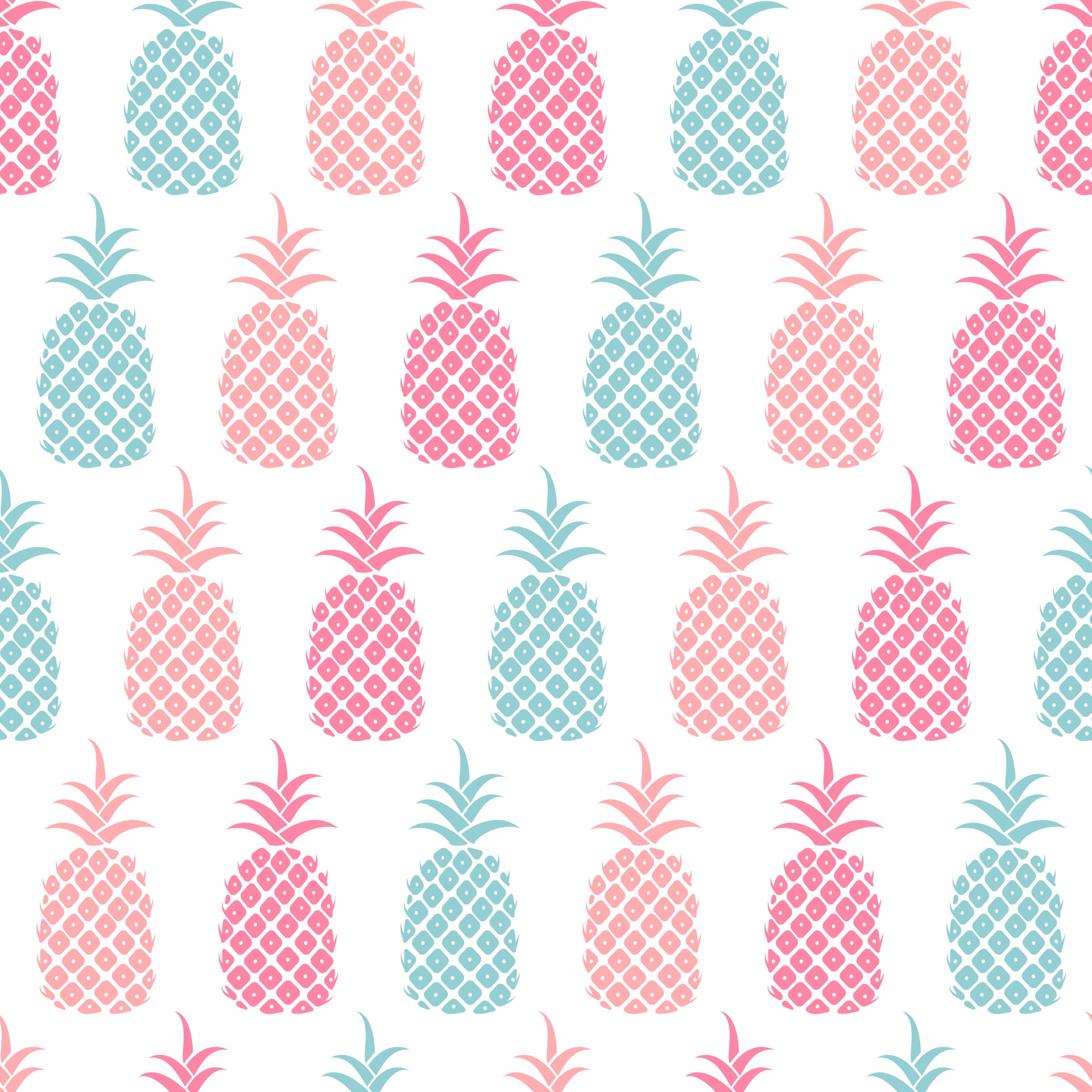 Pineapple Wallpaper Pastel - HD Wallpaper 