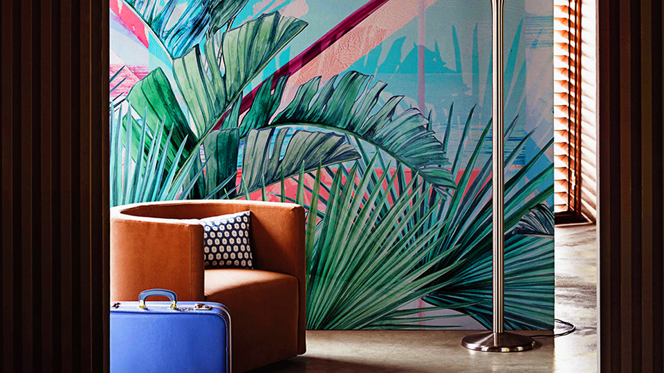 33 Very Chic Ways To Decorate With Tropical wallpaper - Art Deco Miami Style - HD Wallpaper 