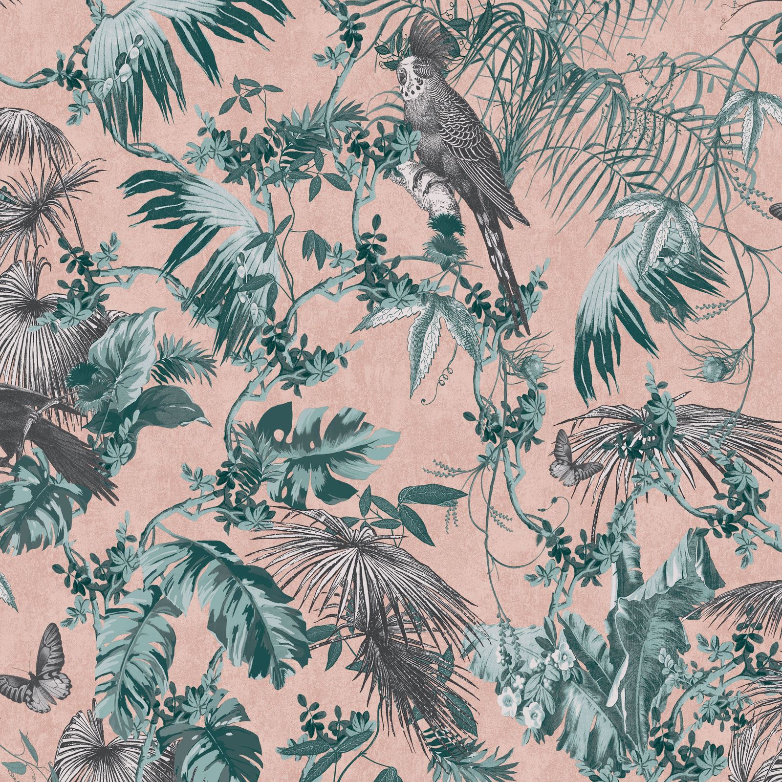 Teal And Rose Gold - HD Wallpaper 