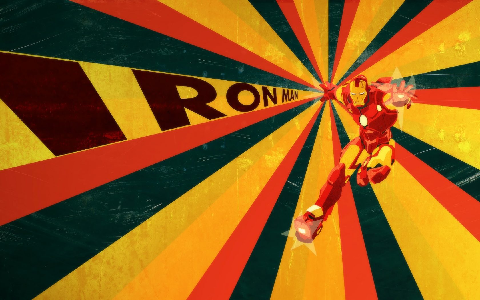 Iron Man Retro Wallpaper Iphone - HD Wallpaper 